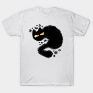 Grumpy Plotting Cat MS paint T-Shirt